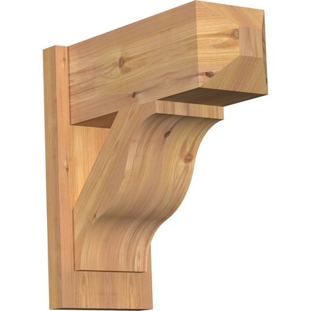 Ekena Millwork Funston Smooth Craftsman Outlooker, Western Red Cedar, 7 1/2"W x 18"D x 18"H OUT08X18X18FST04SWR